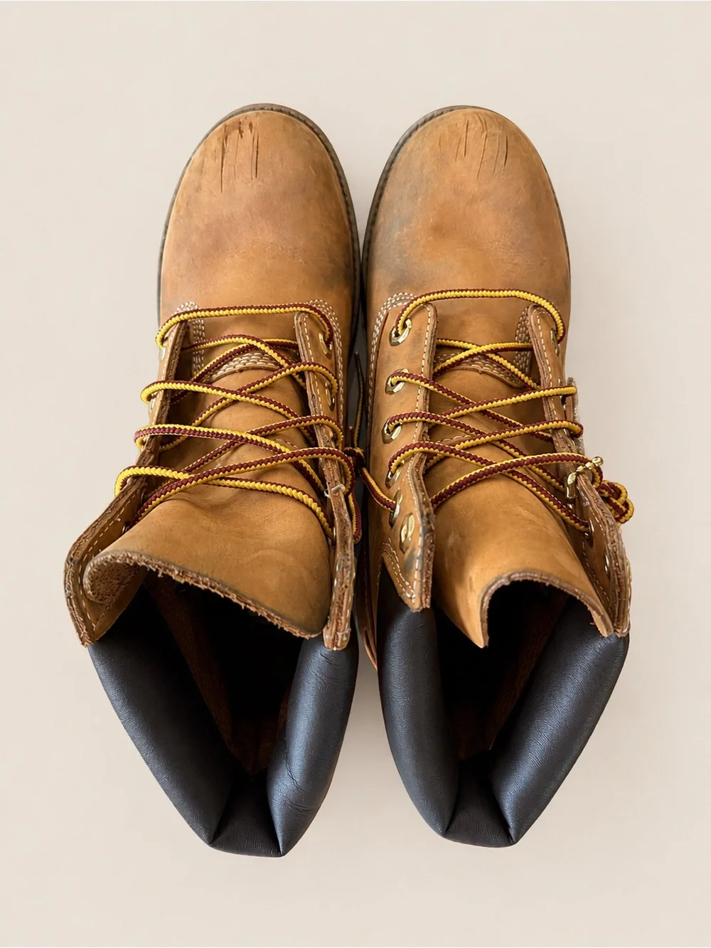NWT Timberland Boys Size 1 Waterproof Distressed Wheat Boots